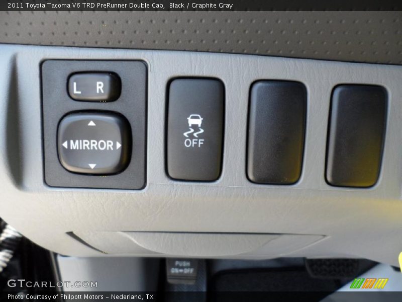 Black / Graphite Gray 2011 Toyota Tacoma V6 TRD PreRunner Double Cab
