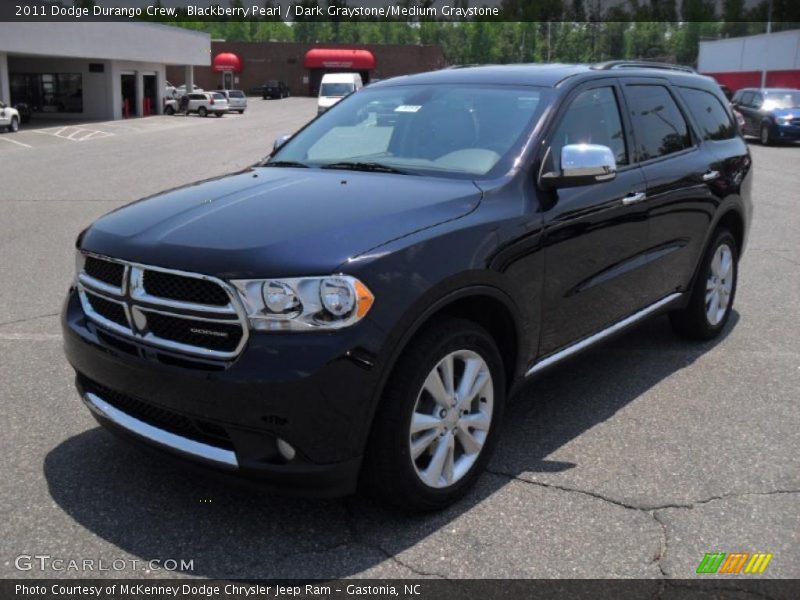 Blackberry Pearl / Dark Graystone/Medium Graystone 2011 Dodge Durango Crew
