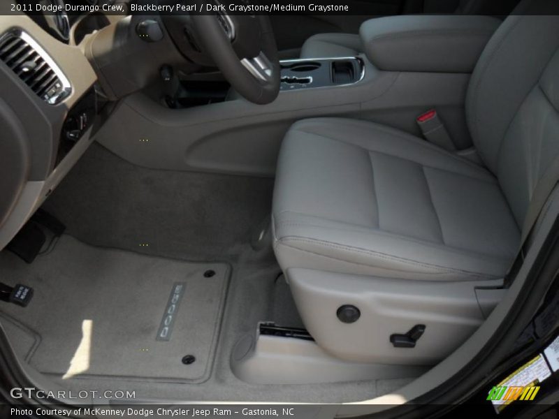 Blackberry Pearl / Dark Graystone/Medium Graystone 2011 Dodge Durango Crew