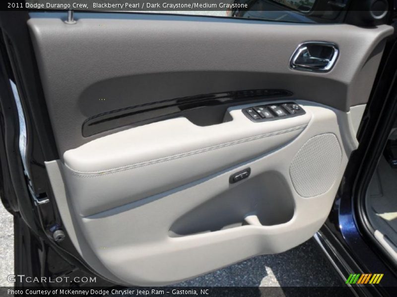 Blackberry Pearl / Dark Graystone/Medium Graystone 2011 Dodge Durango Crew