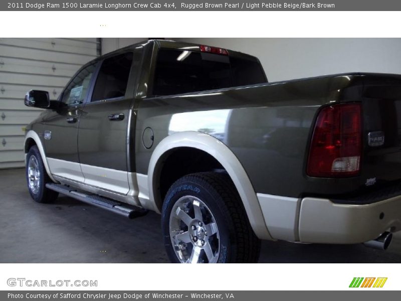 Rugged Brown Pearl / Light Pebble Beige/Bark Brown 2011 Dodge Ram 1500 Laramie Longhorn Crew Cab 4x4