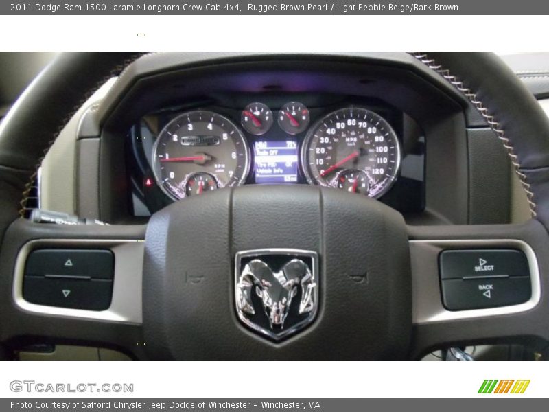  2011 Ram 1500 Laramie Longhorn Crew Cab 4x4 Laramie Longhorn Crew Cab 4x4 Gauges