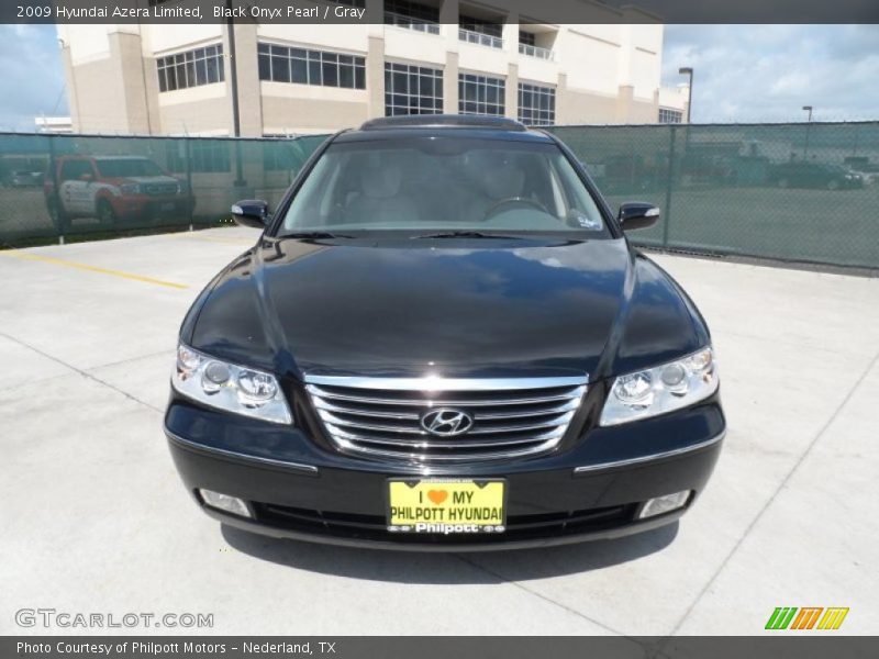 Black Onyx Pearl / Gray 2009 Hyundai Azera Limited