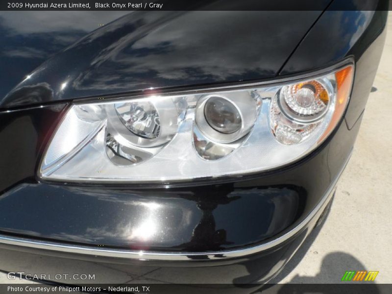 Black Onyx Pearl / Gray 2009 Hyundai Azera Limited