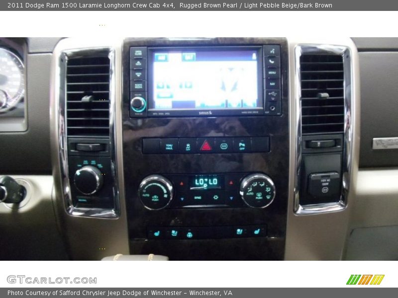 Rugged Brown Pearl / Light Pebble Beige/Bark Brown 2011 Dodge Ram 1500 Laramie Longhorn Crew Cab 4x4