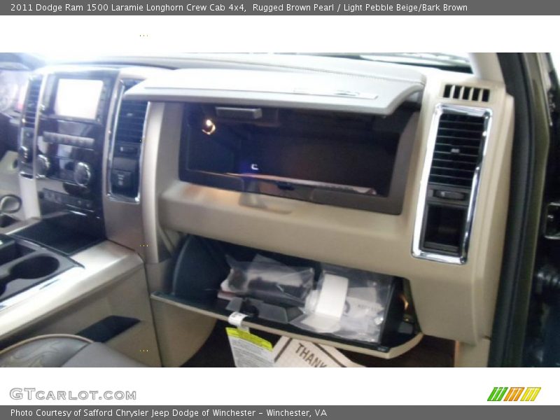Rugged Brown Pearl / Light Pebble Beige/Bark Brown 2011 Dodge Ram 1500 Laramie Longhorn Crew Cab 4x4