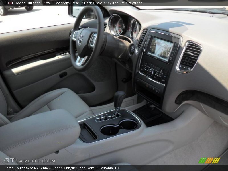 Blackberry Pearl / Dark Graystone/Medium Graystone 2011 Dodge Durango Crew