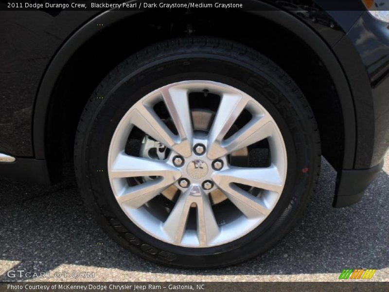 Blackberry Pearl / Dark Graystone/Medium Graystone 2011 Dodge Durango Crew