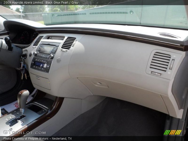 Black Onyx Pearl / Gray 2009 Hyundai Azera Limited