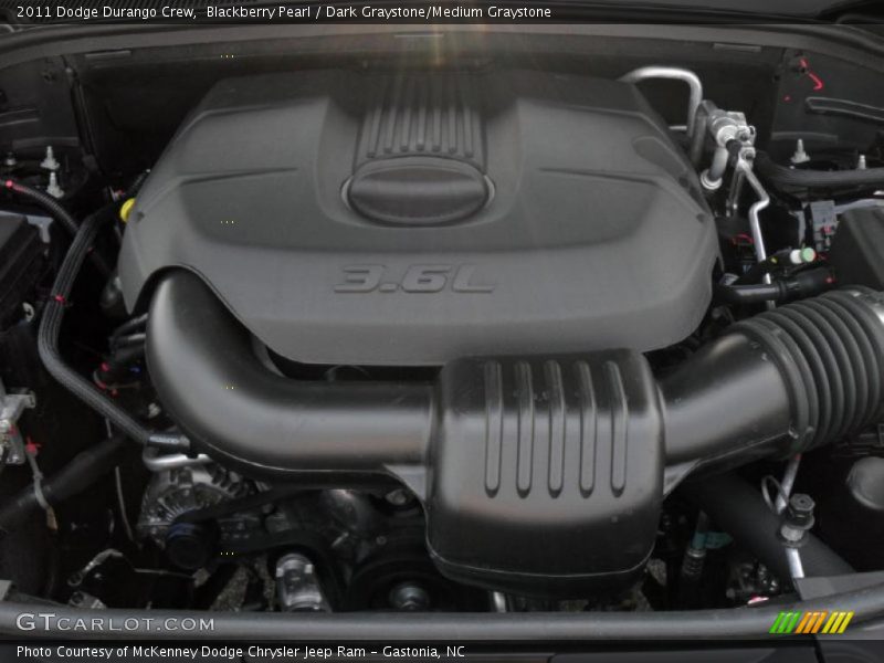 Blackberry Pearl / Dark Graystone/Medium Graystone 2011 Dodge Durango Crew