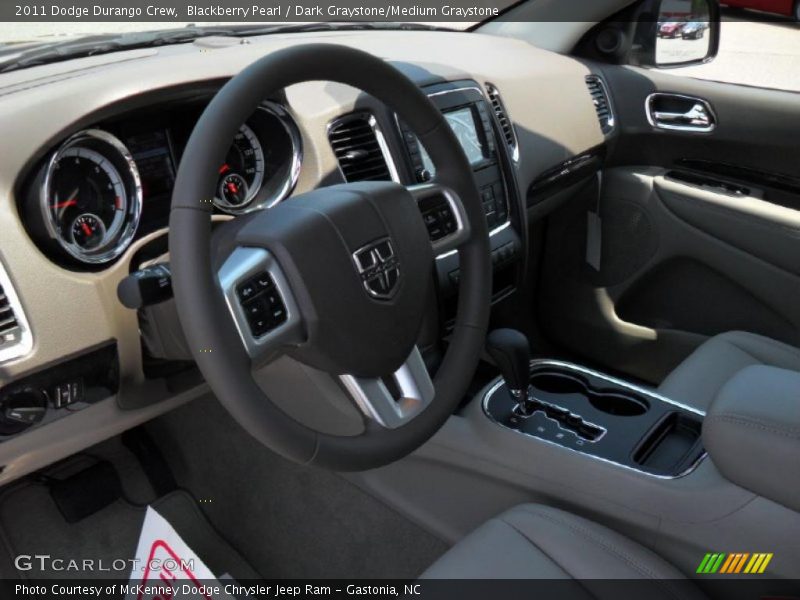 Blackberry Pearl / Dark Graystone/Medium Graystone 2011 Dodge Durango Crew