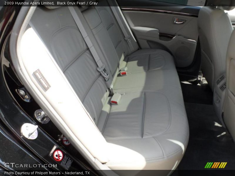 Black Onyx Pearl / Gray 2009 Hyundai Azera Limited