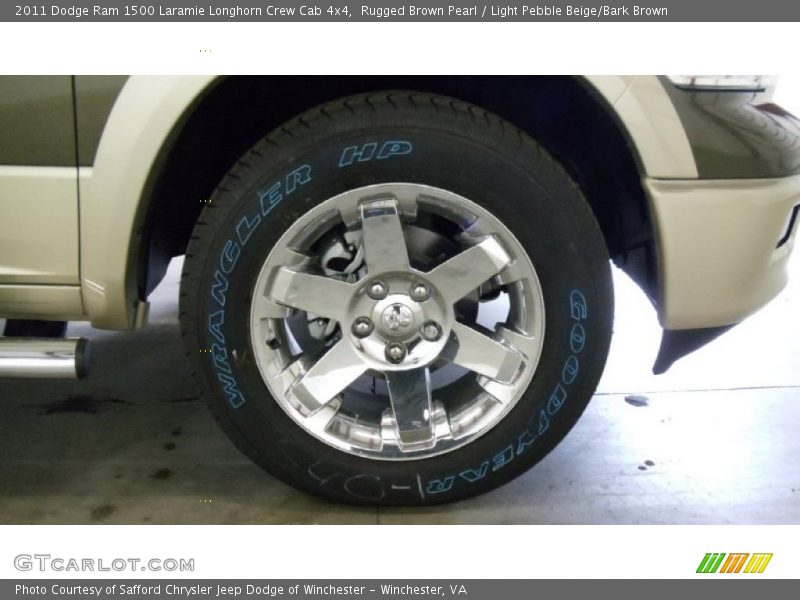 Rugged Brown Pearl / Light Pebble Beige/Bark Brown 2011 Dodge Ram 1500 Laramie Longhorn Crew Cab 4x4