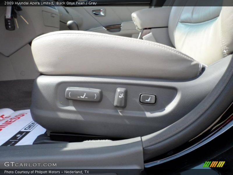 Black Onyx Pearl / Gray 2009 Hyundai Azera Limited