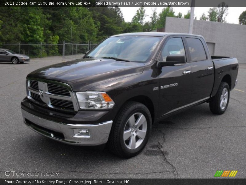Front 3/4 View of 2011 Ram 1500 Big Horn Crew Cab 4x4