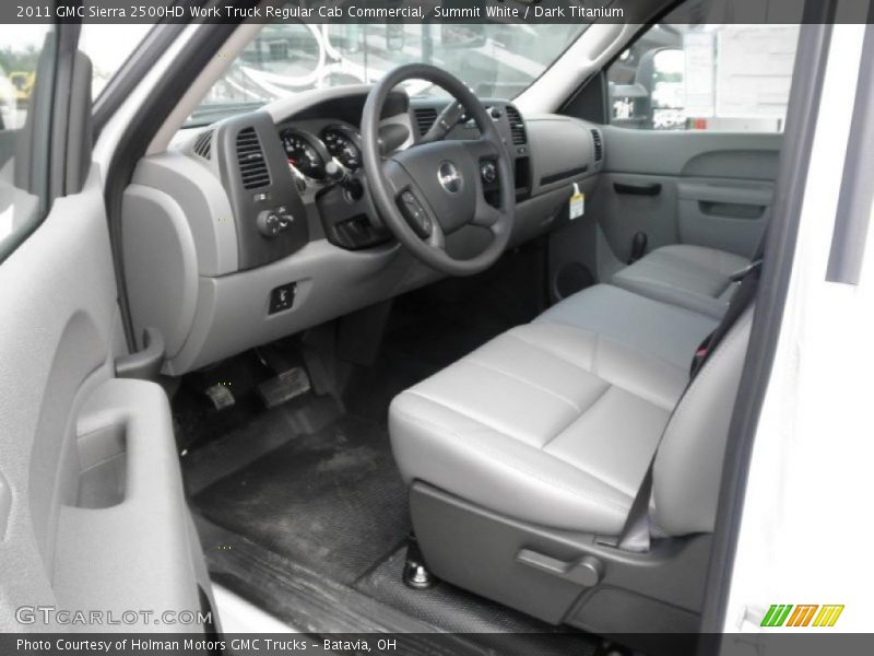 Summit White / Dark Titanium 2011 GMC Sierra 2500HD Work Truck Regular Cab Commercial