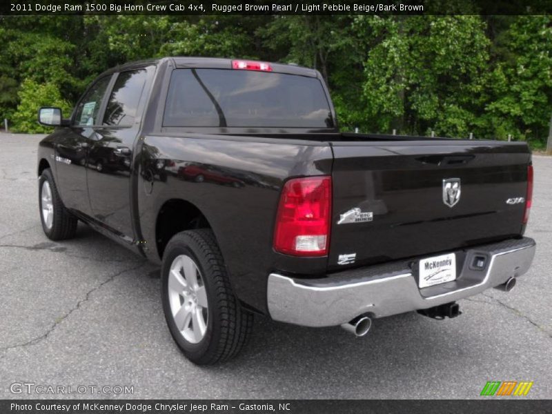  2011 Ram 1500 Big Horn Crew Cab 4x4 Rugged Brown Pearl