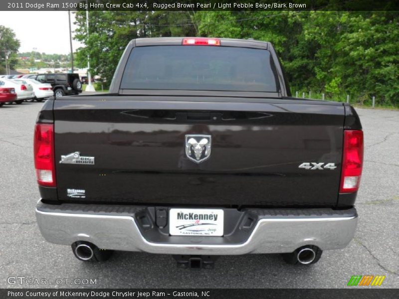 Rugged Brown Pearl / Light Pebble Beige/Bark Brown 2011 Dodge Ram 1500 Big Horn Crew Cab 4x4