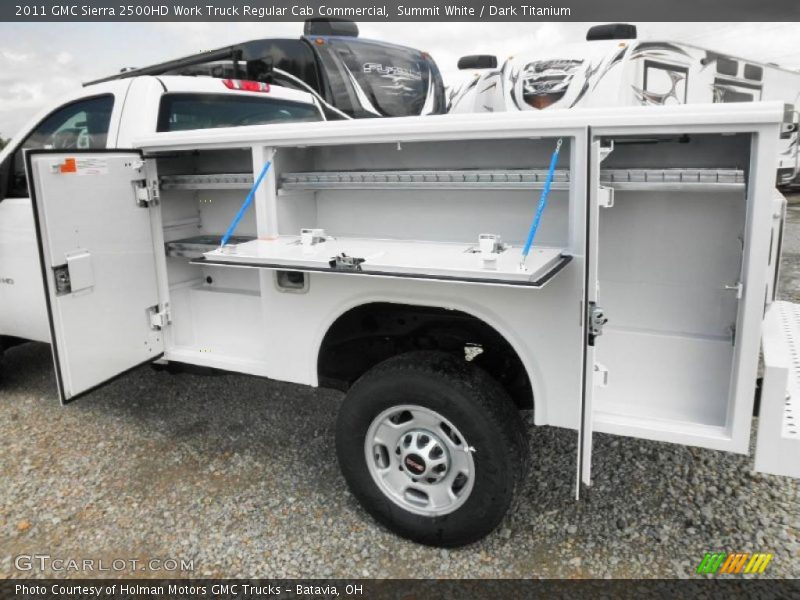 Summit White / Dark Titanium 2011 GMC Sierra 2500HD Work Truck Regular Cab Commercial