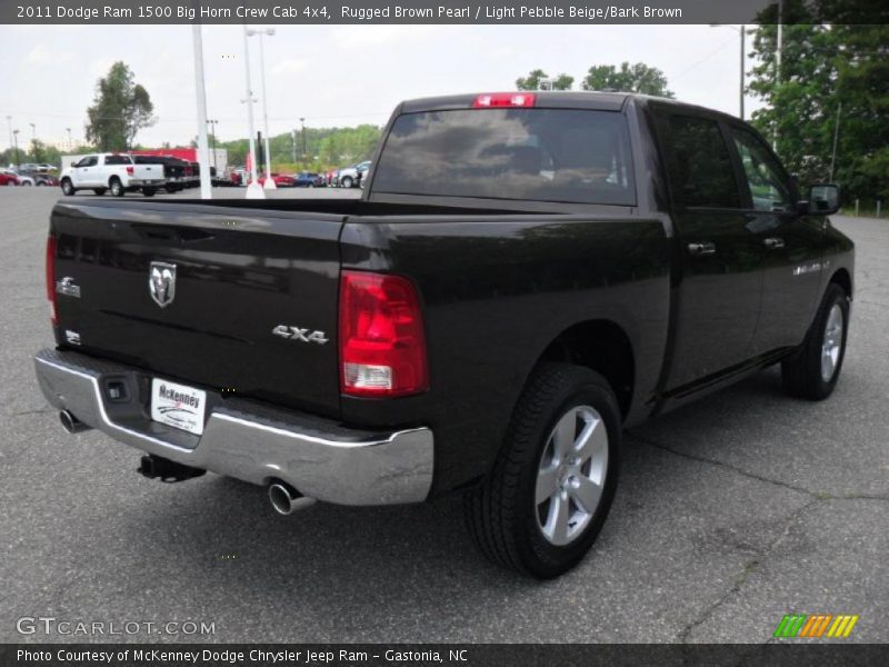 Rugged Brown Pearl / Light Pebble Beige/Bark Brown 2011 Dodge Ram 1500 Big Horn Crew Cab 4x4