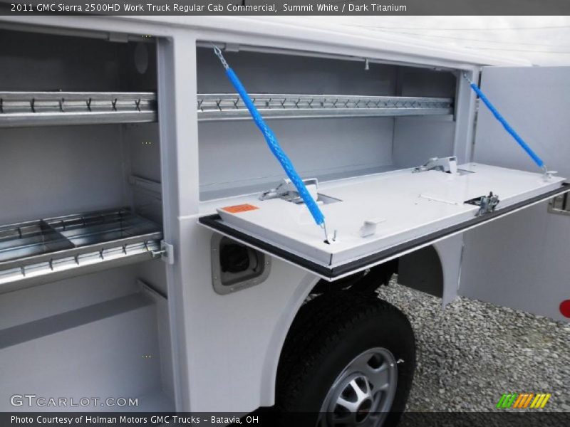 Summit White / Dark Titanium 2011 GMC Sierra 2500HD Work Truck Regular Cab Commercial