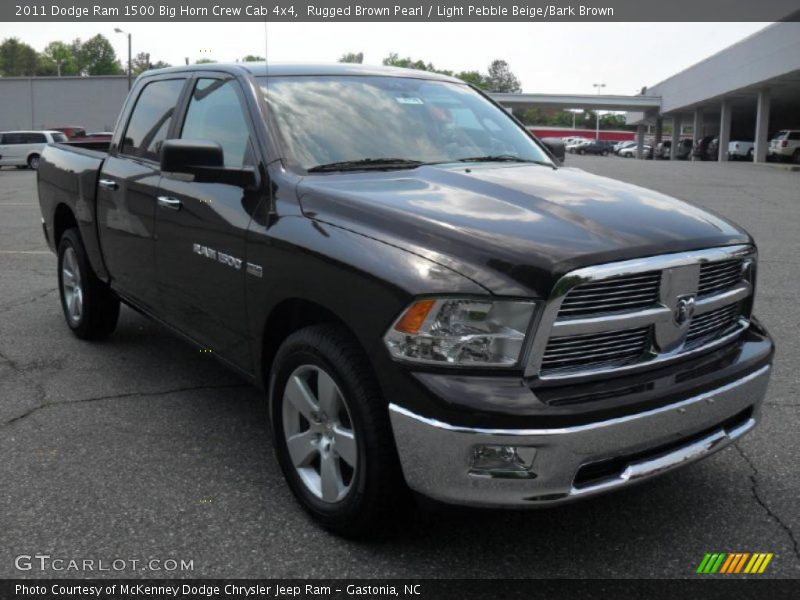 Rugged Brown Pearl / Light Pebble Beige/Bark Brown 2011 Dodge Ram 1500 Big Horn Crew Cab 4x4