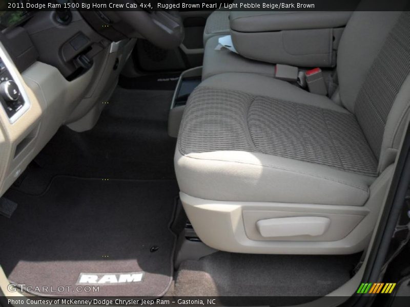 Rugged Brown Pearl / Light Pebble Beige/Bark Brown 2011 Dodge Ram 1500 Big Horn Crew Cab 4x4
