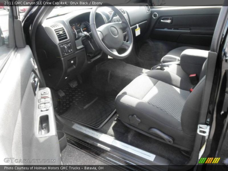  2011 Canyon SLE Crew Cab 4x4 Ebony Interior