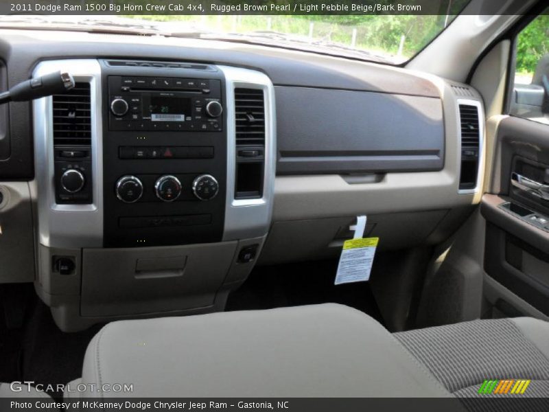 Rugged Brown Pearl / Light Pebble Beige/Bark Brown 2011 Dodge Ram 1500 Big Horn Crew Cab 4x4