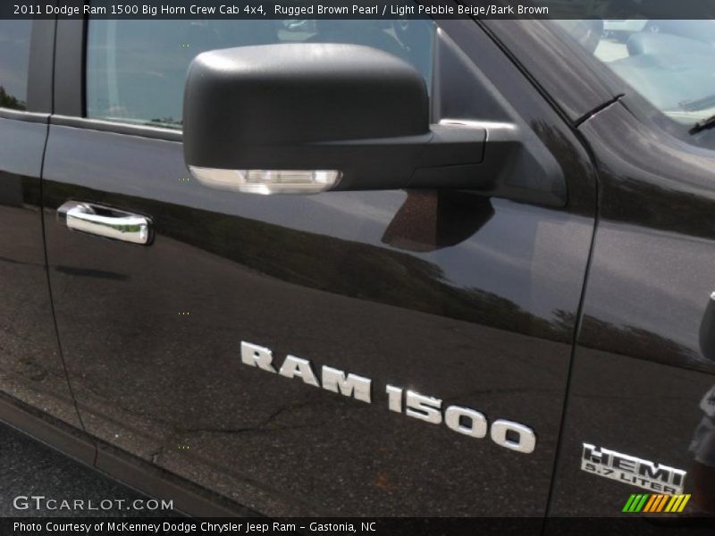Rugged Brown Pearl / Light Pebble Beige/Bark Brown 2011 Dodge Ram 1500 Big Horn Crew Cab 4x4
