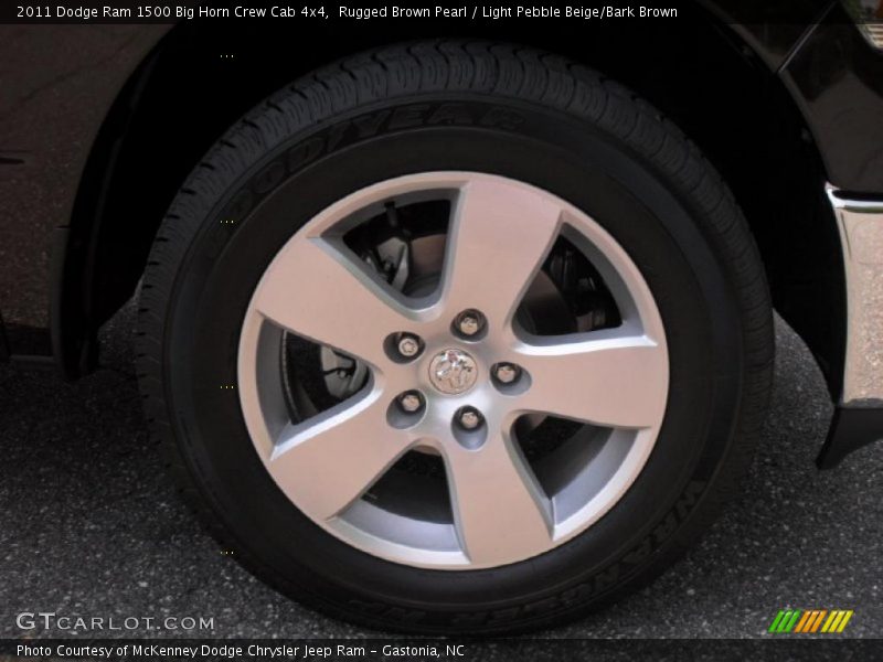 Rugged Brown Pearl / Light Pebble Beige/Bark Brown 2011 Dodge Ram 1500 Big Horn Crew Cab 4x4