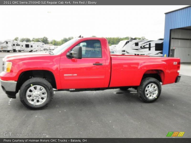 Fire Red / Ebony 2011 GMC Sierra 2500HD SLE Regular Cab 4x4