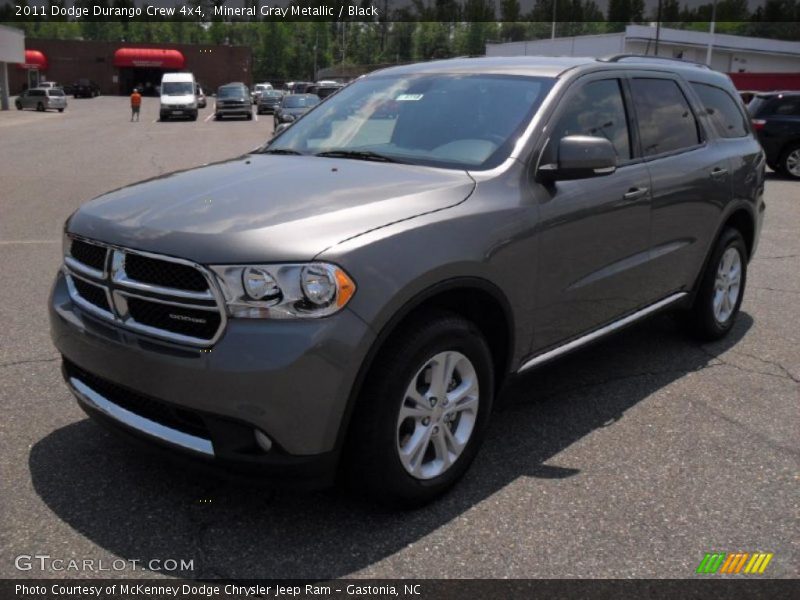 Mineral Gray Metallic / Black 2011 Dodge Durango Crew 4x4