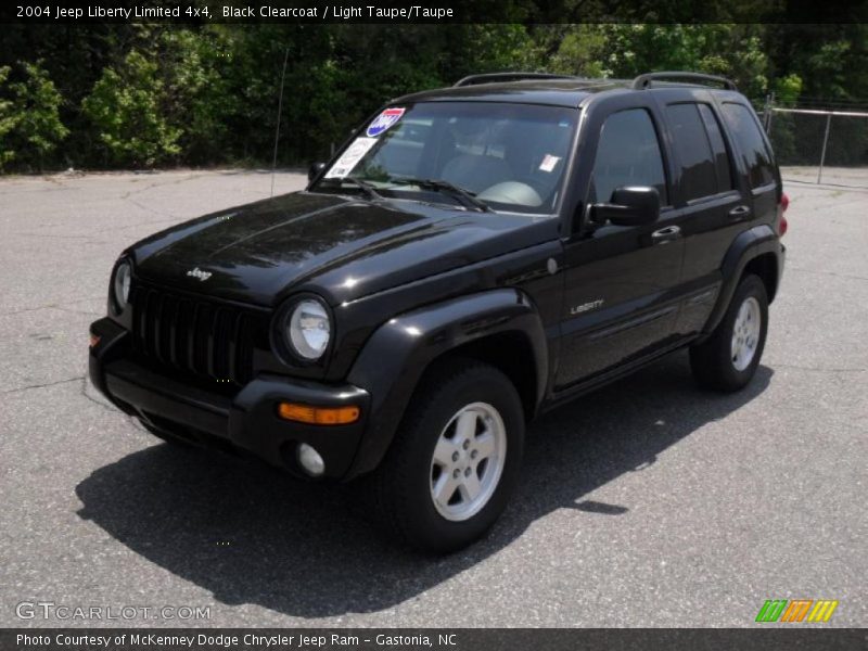 Black Clearcoat / Light Taupe/Taupe 2004 Jeep Liberty Limited 4x4