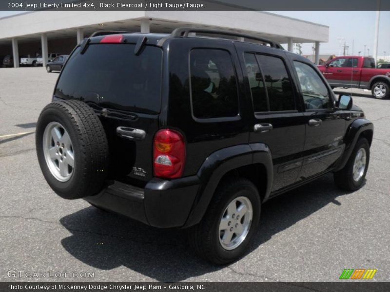 Black Clearcoat / Light Taupe/Taupe 2004 Jeep Liberty Limited 4x4