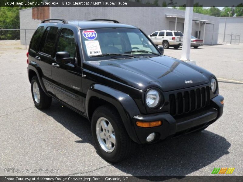 Black Clearcoat / Light Taupe/Taupe 2004 Jeep Liberty Limited 4x4