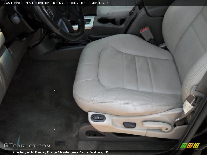 Black Clearcoat / Light Taupe/Taupe 2004 Jeep Liberty Limited 4x4