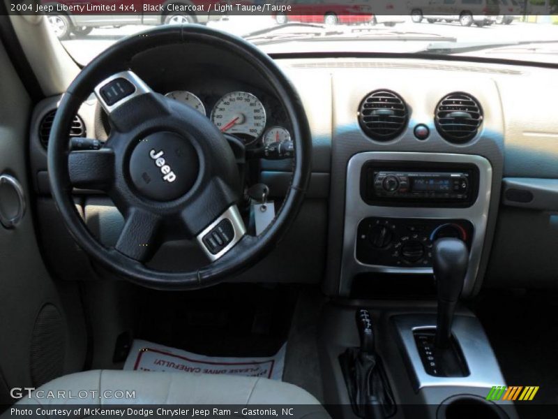 Black Clearcoat / Light Taupe/Taupe 2004 Jeep Liberty Limited 4x4