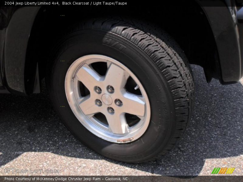 Black Clearcoat / Light Taupe/Taupe 2004 Jeep Liberty Limited 4x4