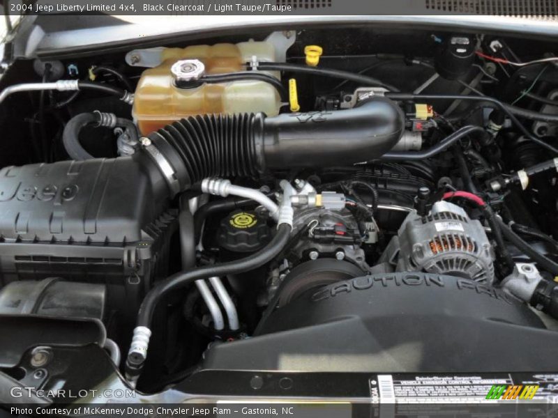 Black Clearcoat / Light Taupe/Taupe 2004 Jeep Liberty Limited 4x4