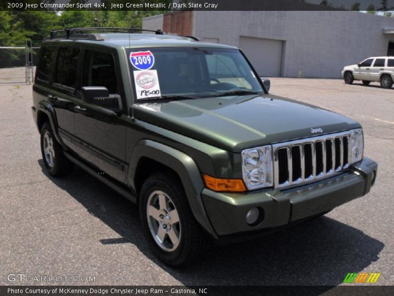 Jeep Green Metallic / Dark Slate Gray 2009 Jeep Commander Sport 4x4
