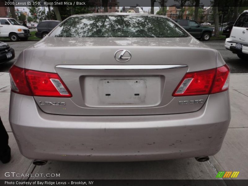 Moon Shell Mica / Black 2008 Lexus ES 350