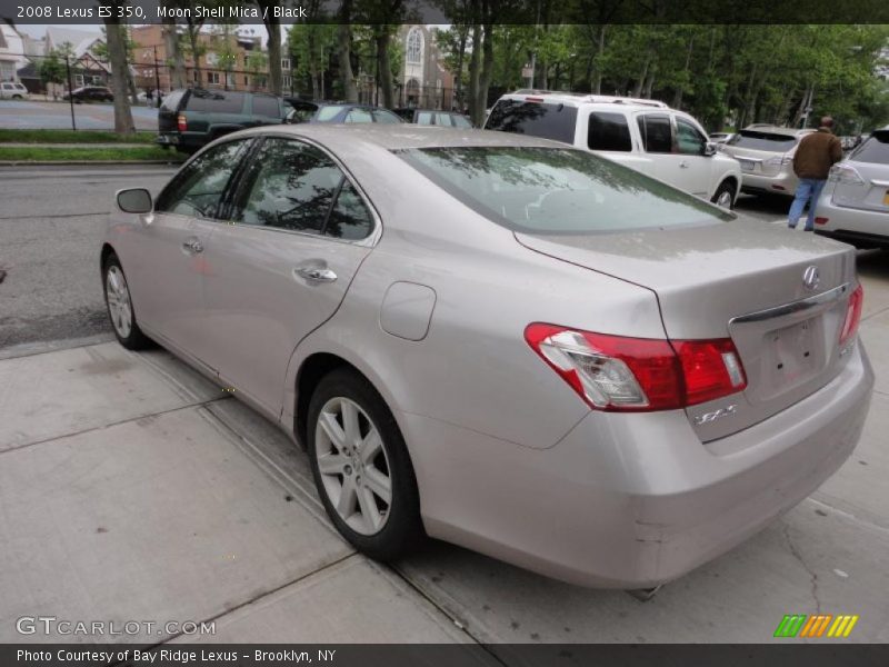 Moon Shell Mica / Black 2008 Lexus ES 350
