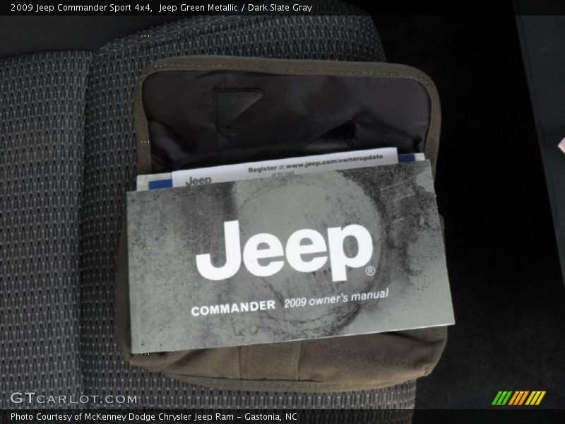 Jeep Green Metallic / Dark Slate Gray 2009 Jeep Commander Sport 4x4