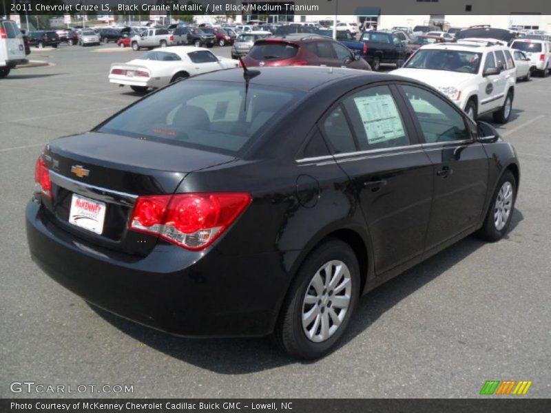 Black Granite Metallic / Jet Black/Medium Titanium 2011 Chevrolet Cruze LS