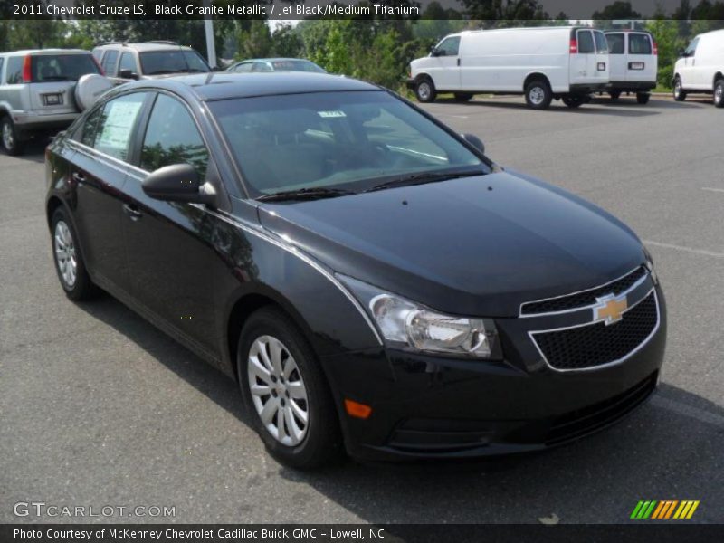 Black Granite Metallic / Jet Black/Medium Titanium 2011 Chevrolet Cruze LS