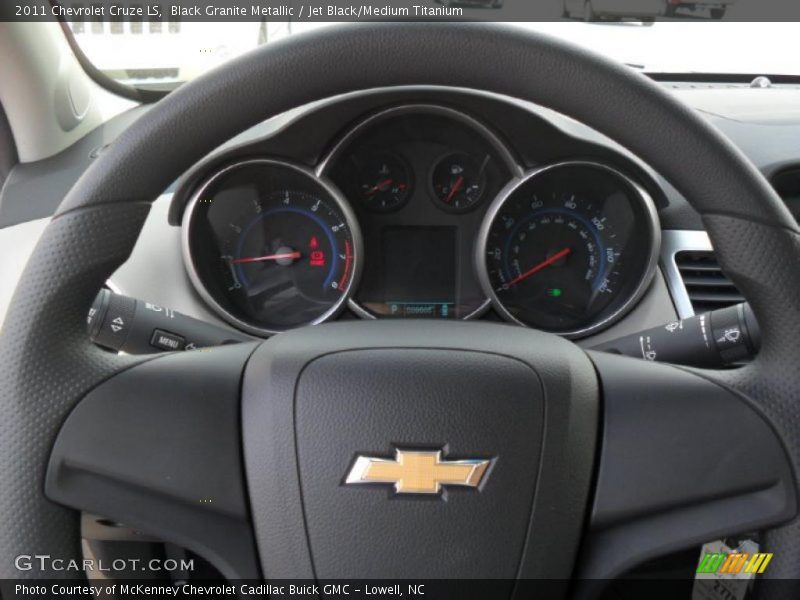 Black Granite Metallic / Jet Black/Medium Titanium 2011 Chevrolet Cruze LS