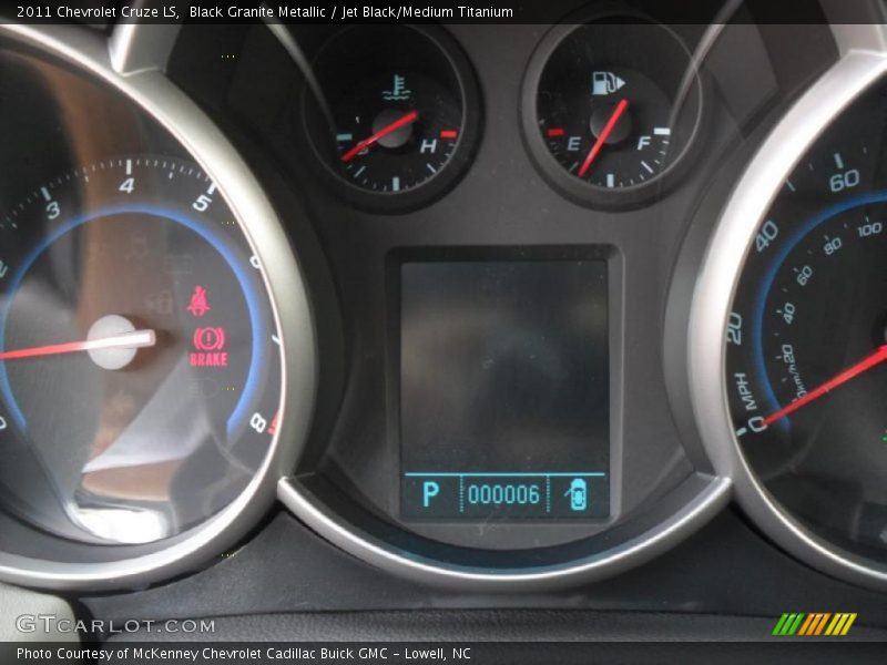 Black Granite Metallic / Jet Black/Medium Titanium 2011 Chevrolet Cruze LS