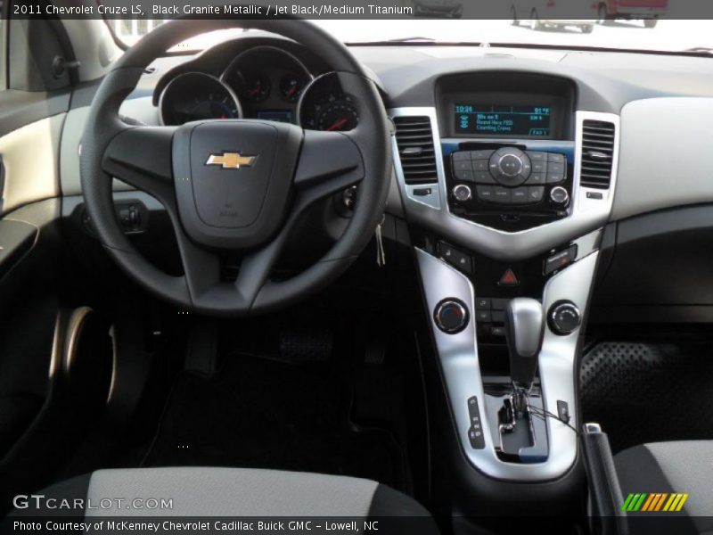 Black Granite Metallic / Jet Black/Medium Titanium 2011 Chevrolet Cruze LS