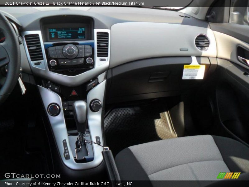 Black Granite Metallic / Jet Black/Medium Titanium 2011 Chevrolet Cruze LS